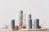 Picture of Textured Pillar Candle Set