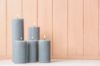 Picture of Textured Pillar Candle Set