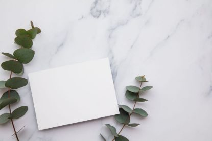 Picture of Marble & Brass Cheese Board