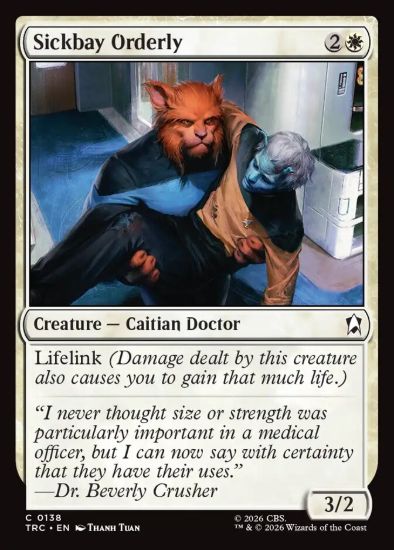 Picture of Sickbay Orderly : Mint MTG Card : Star Trek Commander